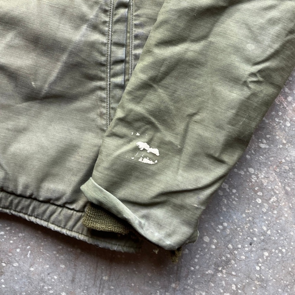 US Military Cold Weather Jacket N4415 192 5577 Size Medium USS Corby DD 817 - Picture 8 of 11